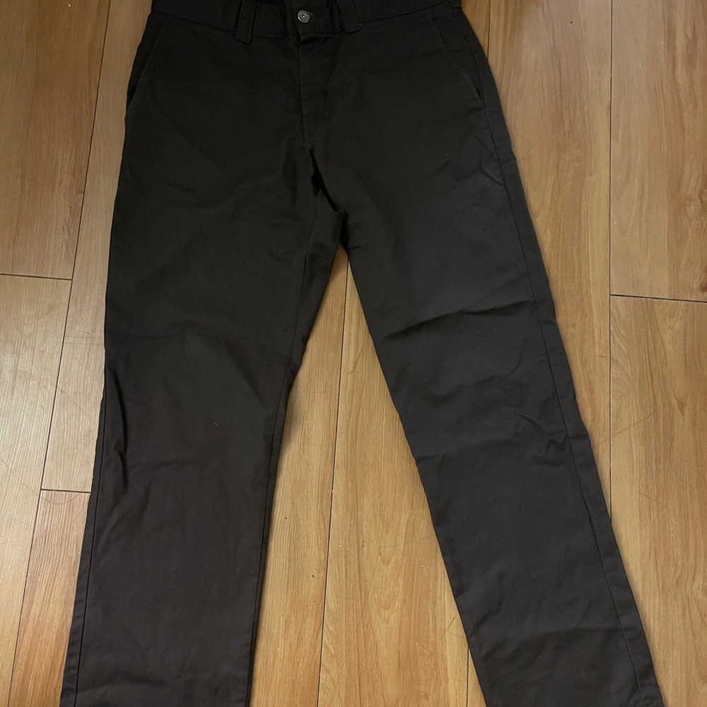 Dickies Black Chinos Durable Cotton Twill